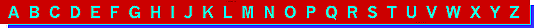 Alphabet menubar